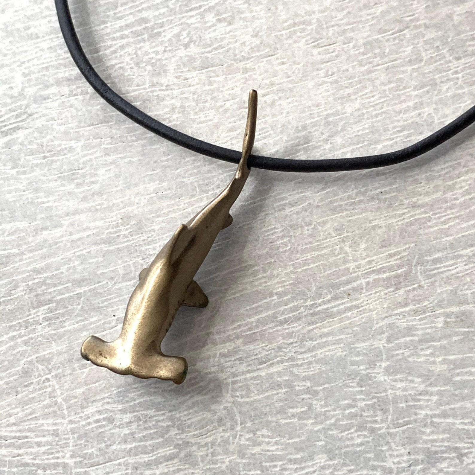 Hammerhead Shark Necklace Hammerhead Shark Charm Shark Etsy