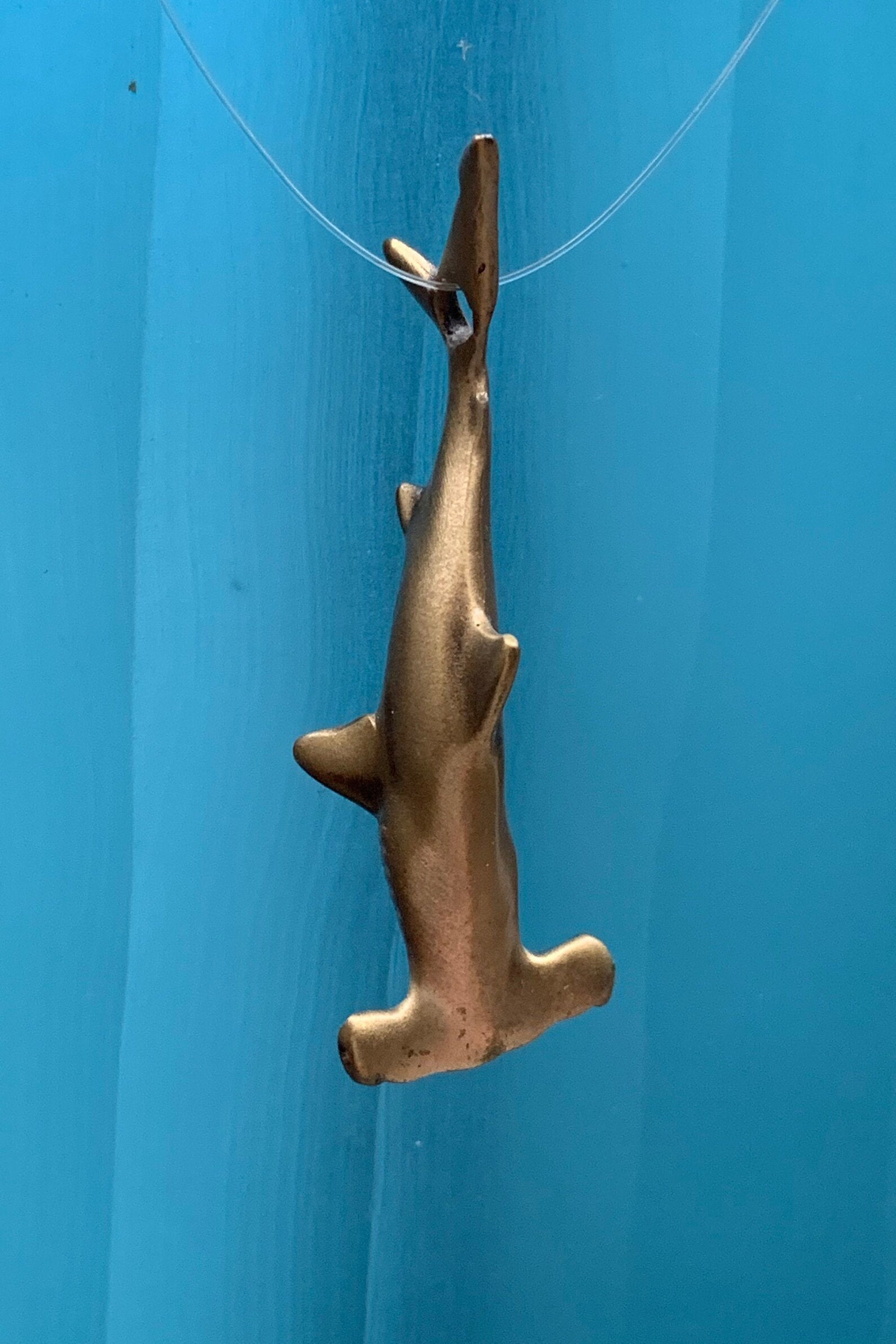 Hammerhead Shark Necklace Hammerhead Shark Charm Shark Etsy