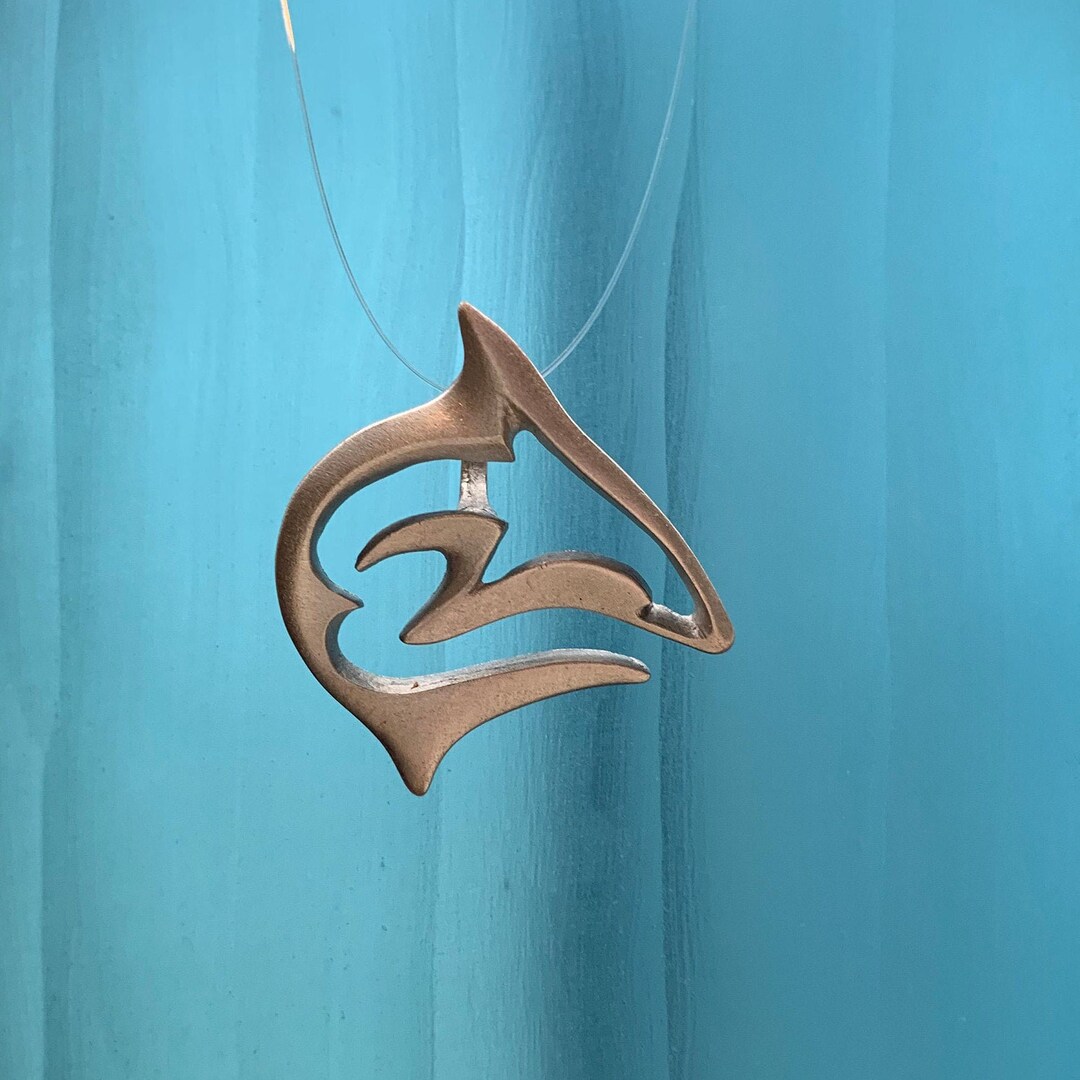 Reef Shark, Reef Shark Necklace, Shark, Pendant Only, Ocean Jewelry Gift, Nautical Jewelry