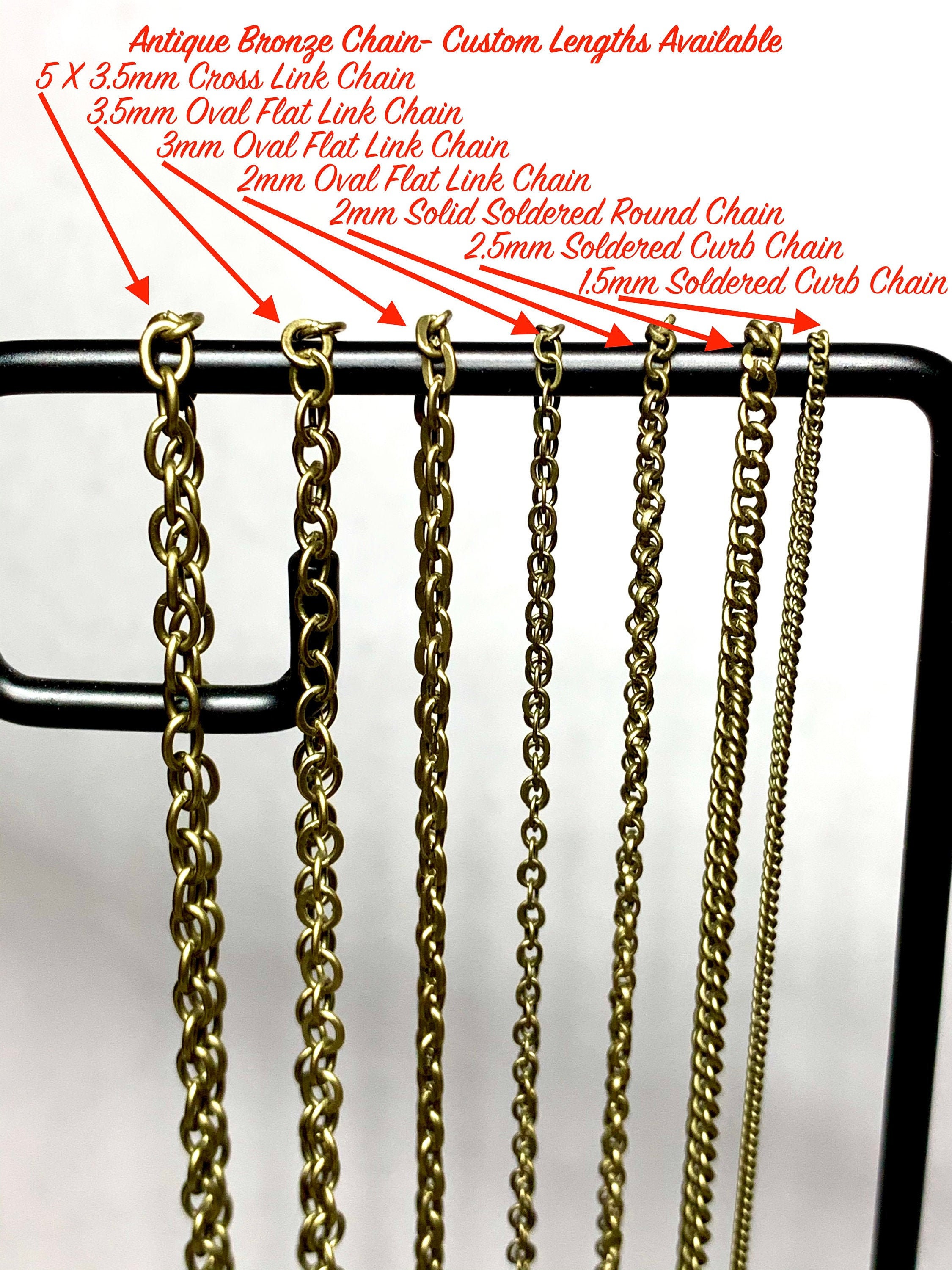 Difference between necklace chain thickness. — WE ARE ALL SMITH