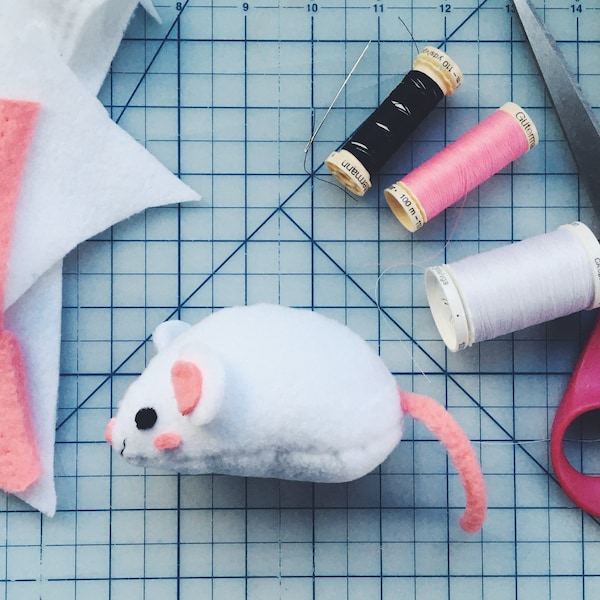 Lucky Rat Sewing Kawaii Plush Pattern PDF -  Lunar New Year Crafts DIY
