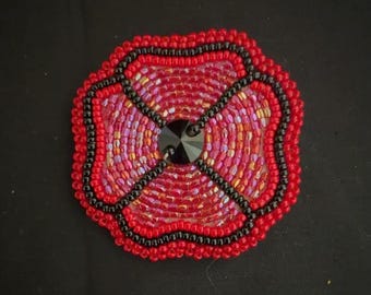 Beaded Poppy