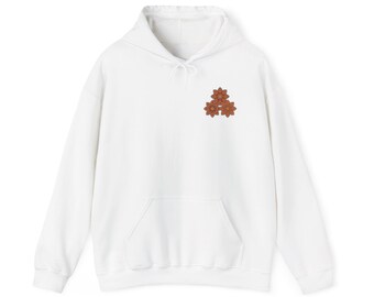 Autumn Leaf Mandala Hoodie | Fall Floral Geometric Pullover