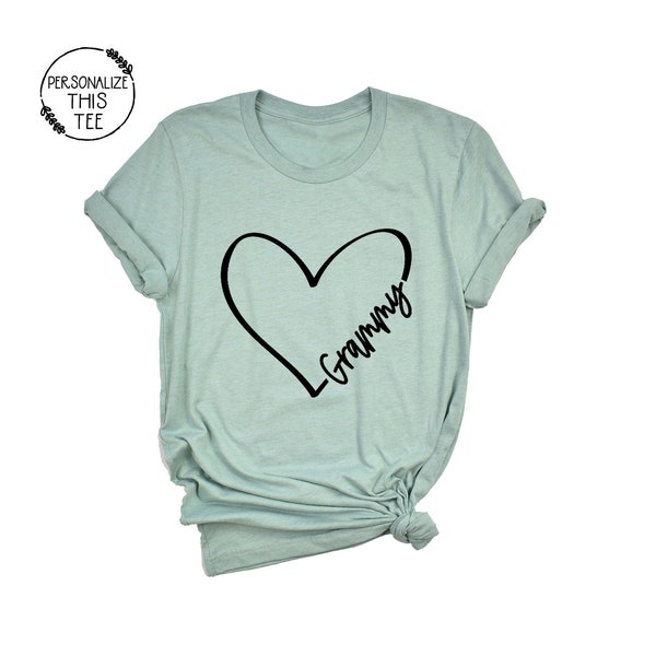 Grammy Personalized Shirt | Grammy Personalized Gift | Grammy Shirt | Grammy Gift | Grandma Shirt | Shirt for Grandma | Grammy Shirts |
