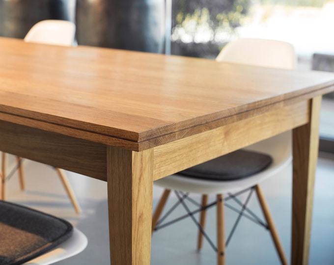 dining table solid oak wood wooden desk REKORD furniture