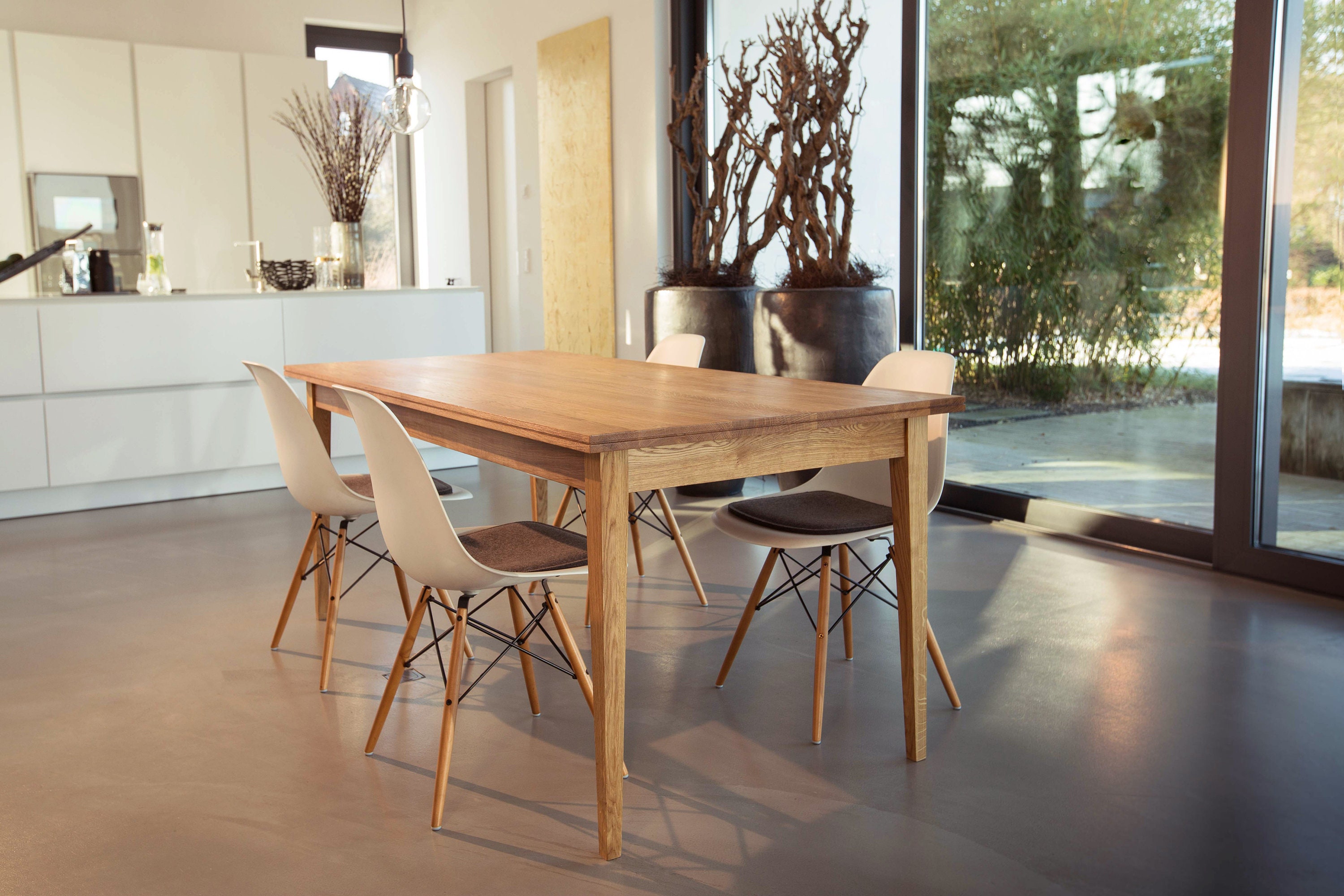 Dining Table Made Of Solid Oak Wood Table Danish Design Rekord Furniture