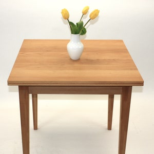 kitchen table square oak wood desk danish design REKORD furniture