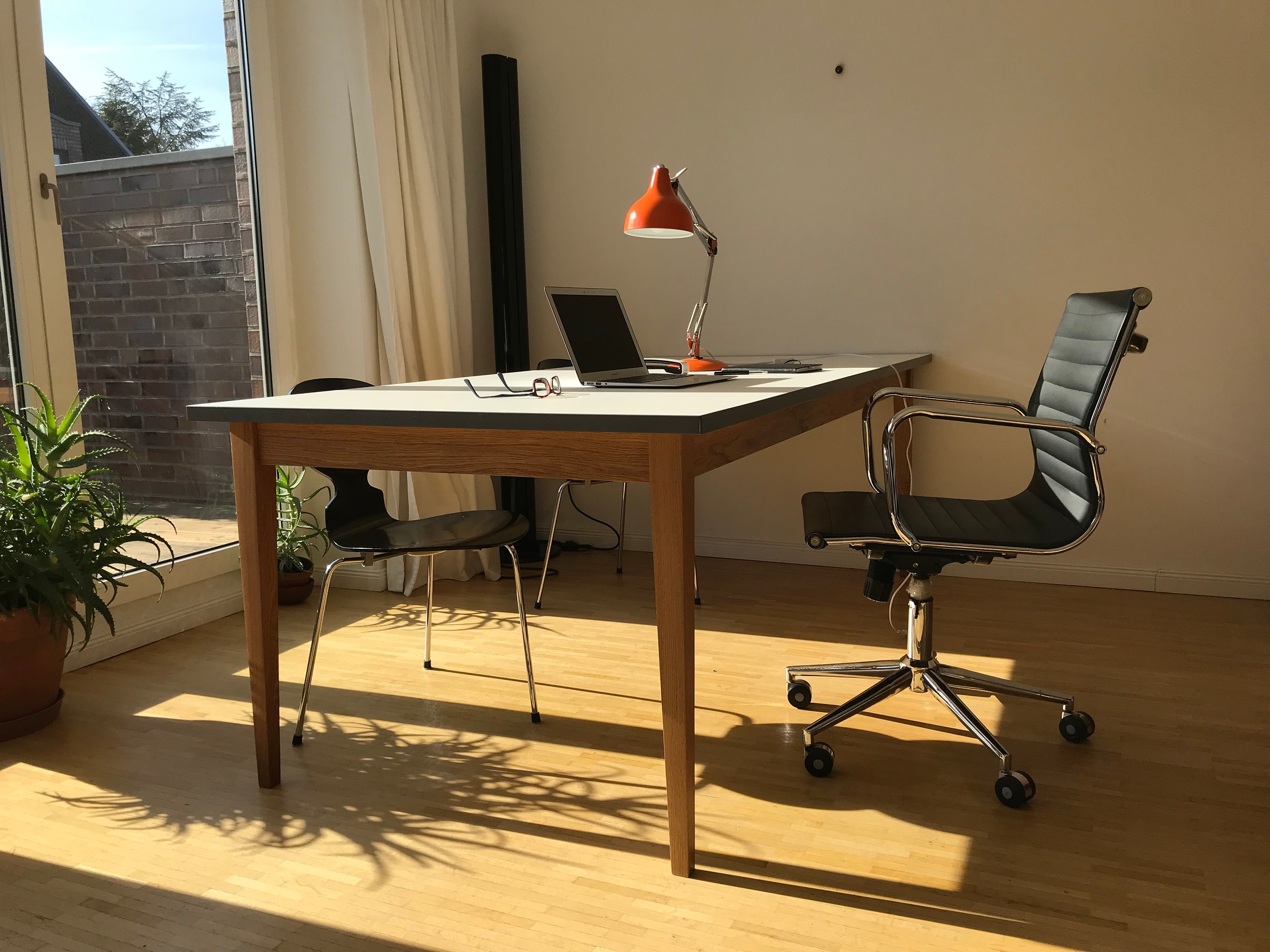 office desk white table top desk danish design REKORD furniture