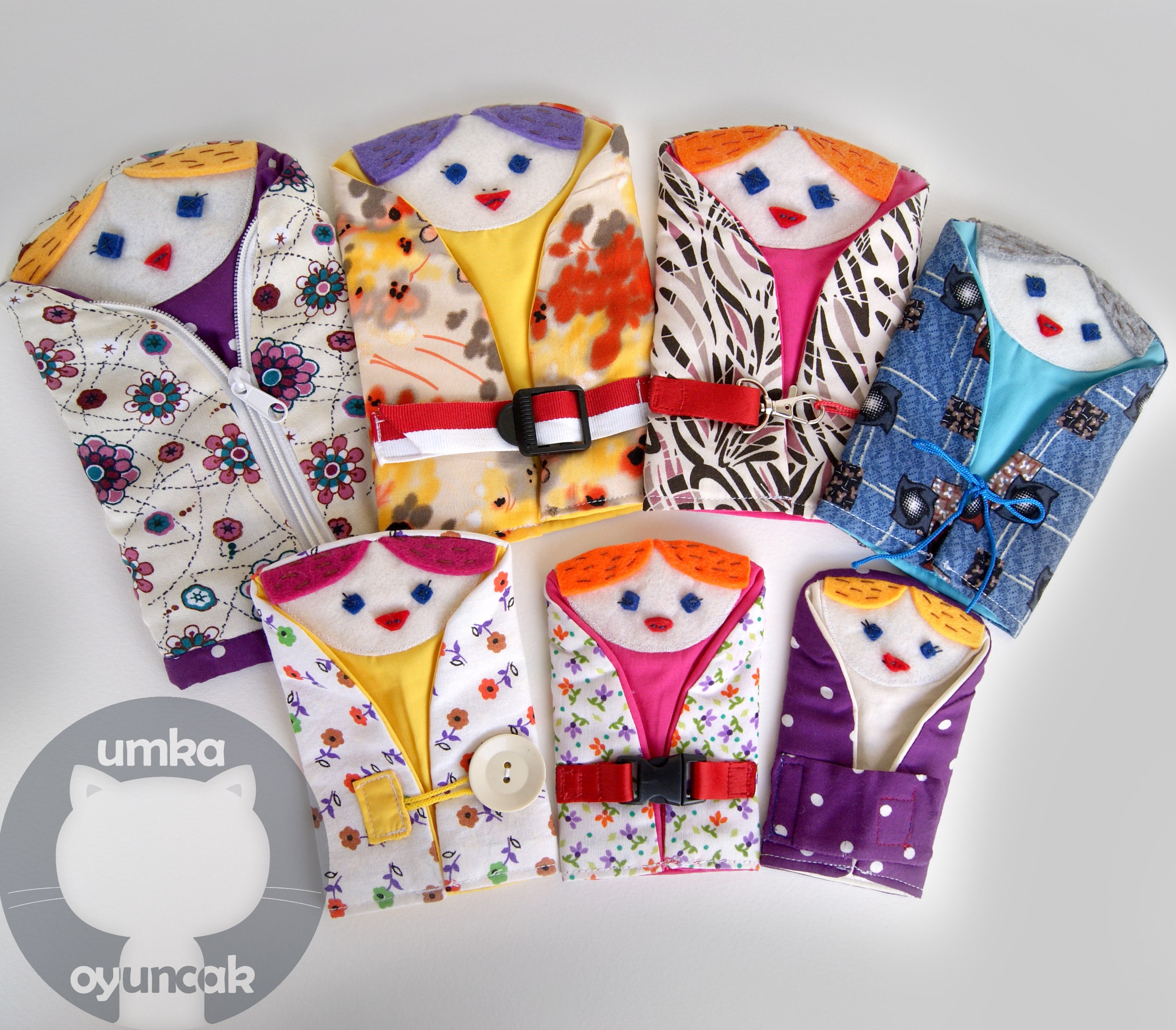 Matryoshka toy Zip toys Dressing skills toys Zipper button toy Etsy