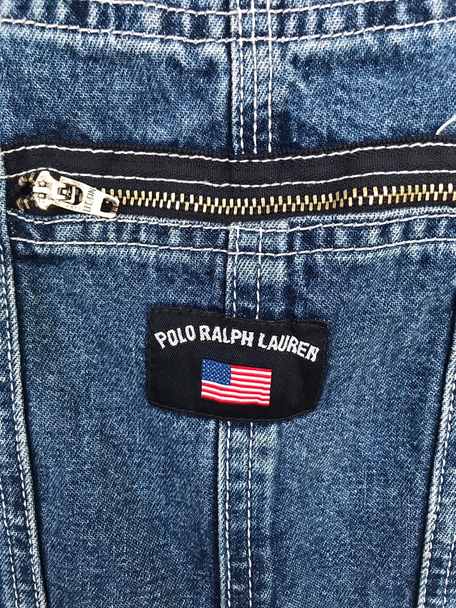 Vintage POLO Ralph Lauren Denim Overalls Usa /Polo Bear /Polo Etsy