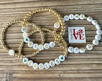 AN EAGLE STACK Gold Plated Bracelet