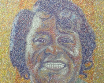 A portrait of James Brown