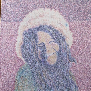 A portrait of Janis Joplin