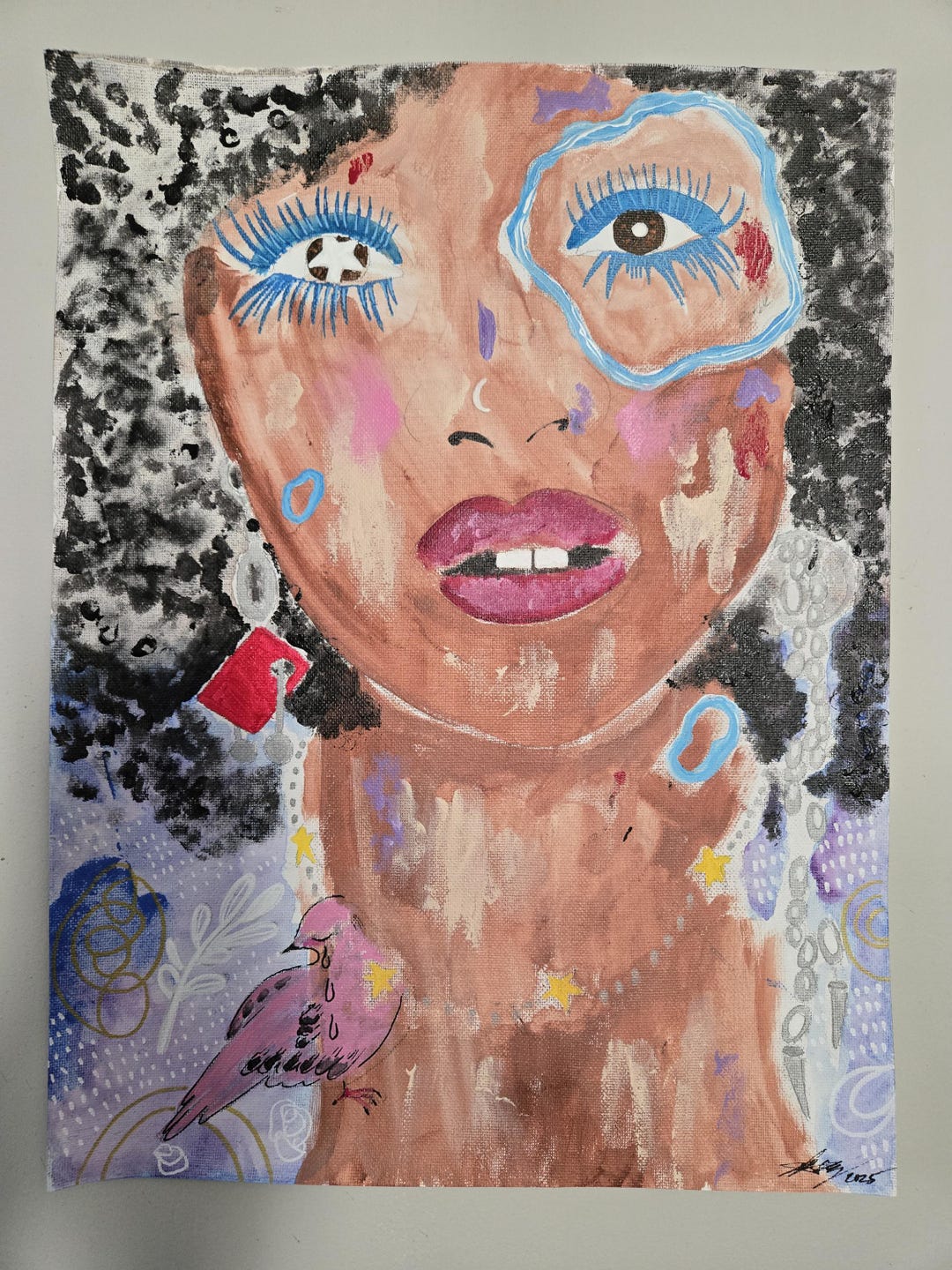 Bittersweet. Abstract Portrait. 2025. - Etsy