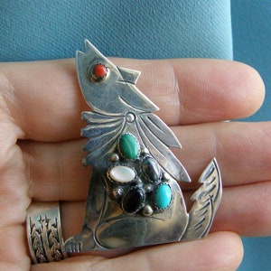 Twilight Moon Howling Coyote Vintage Navajo Native American Jewelry Silver Bolo Tie Twilight Moon Howling Coyote Vintage Navajo Native American Jewelry Silver Bolo Tie