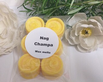 NAG CHAMPA wax melts, handmade in Wales by Klairs Kandles, natural wax