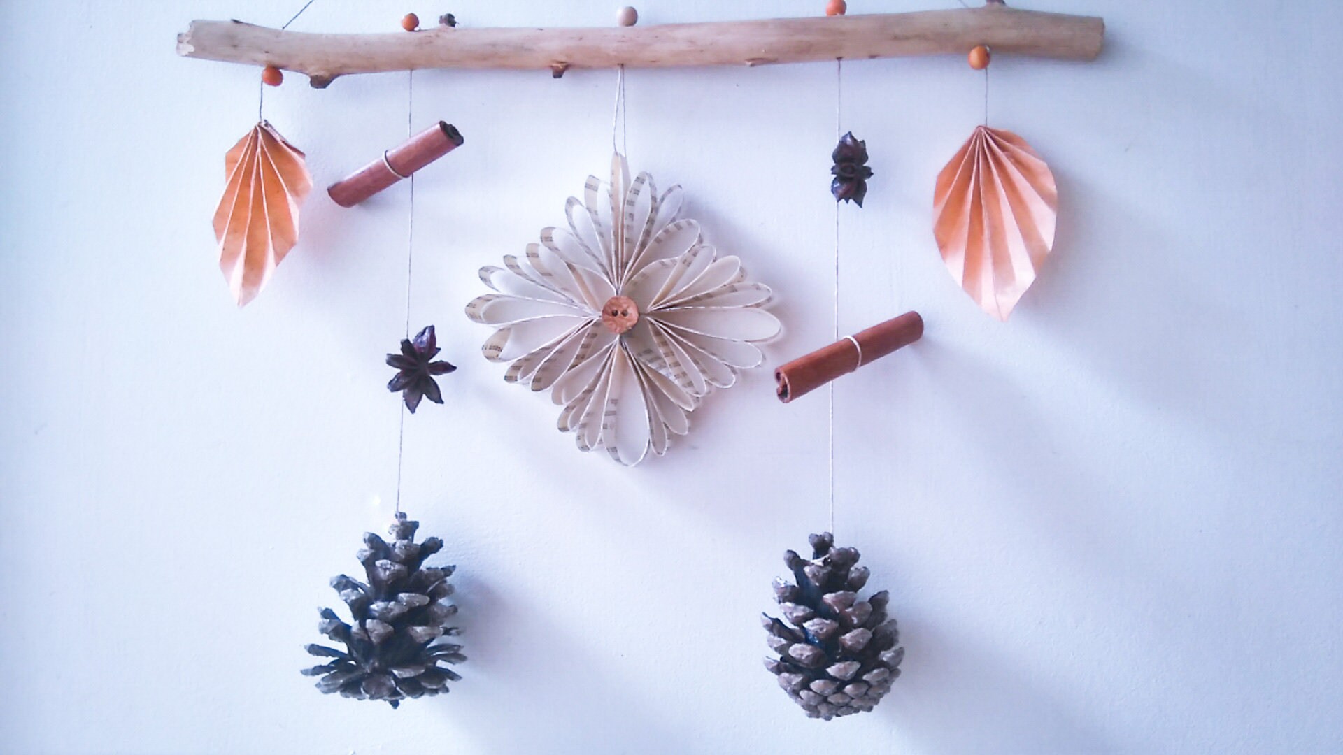 Mobile Bois & Nature Autumn Mood Decoration Noel Mobile Insolite Cadeaux Authentique