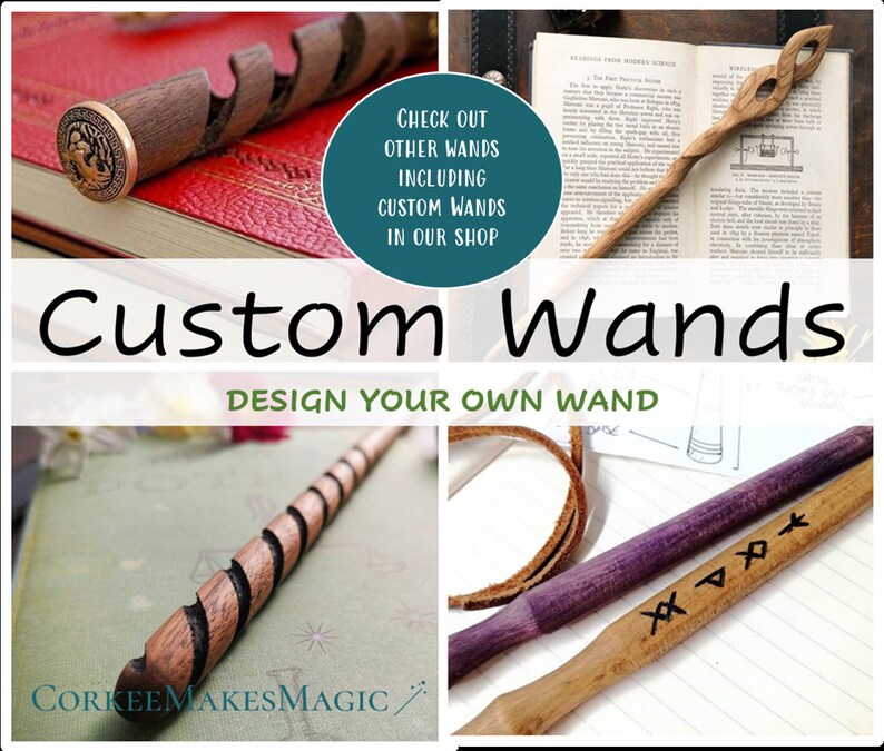 Real Magic Wand Wood Wand Cosplay Etsy UK