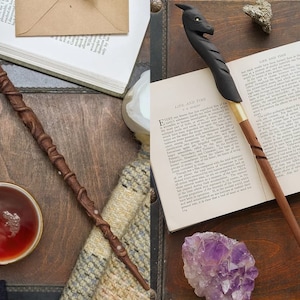 Custom Wand Real Magic Wand Wiccan Wands Personalised Magic Wand image 9