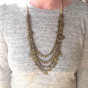 Metro mixer cheap brass necklace