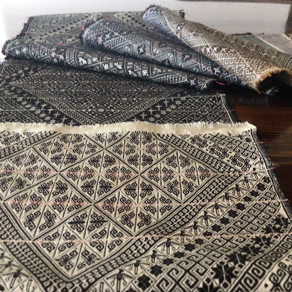 Riverside Miao Silk Woven Textile