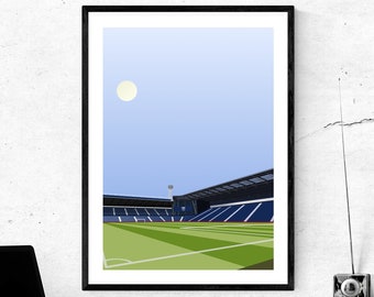 West Bromwich Albion Retro Art Print / the Hawthorns Art Print - Etsy UK