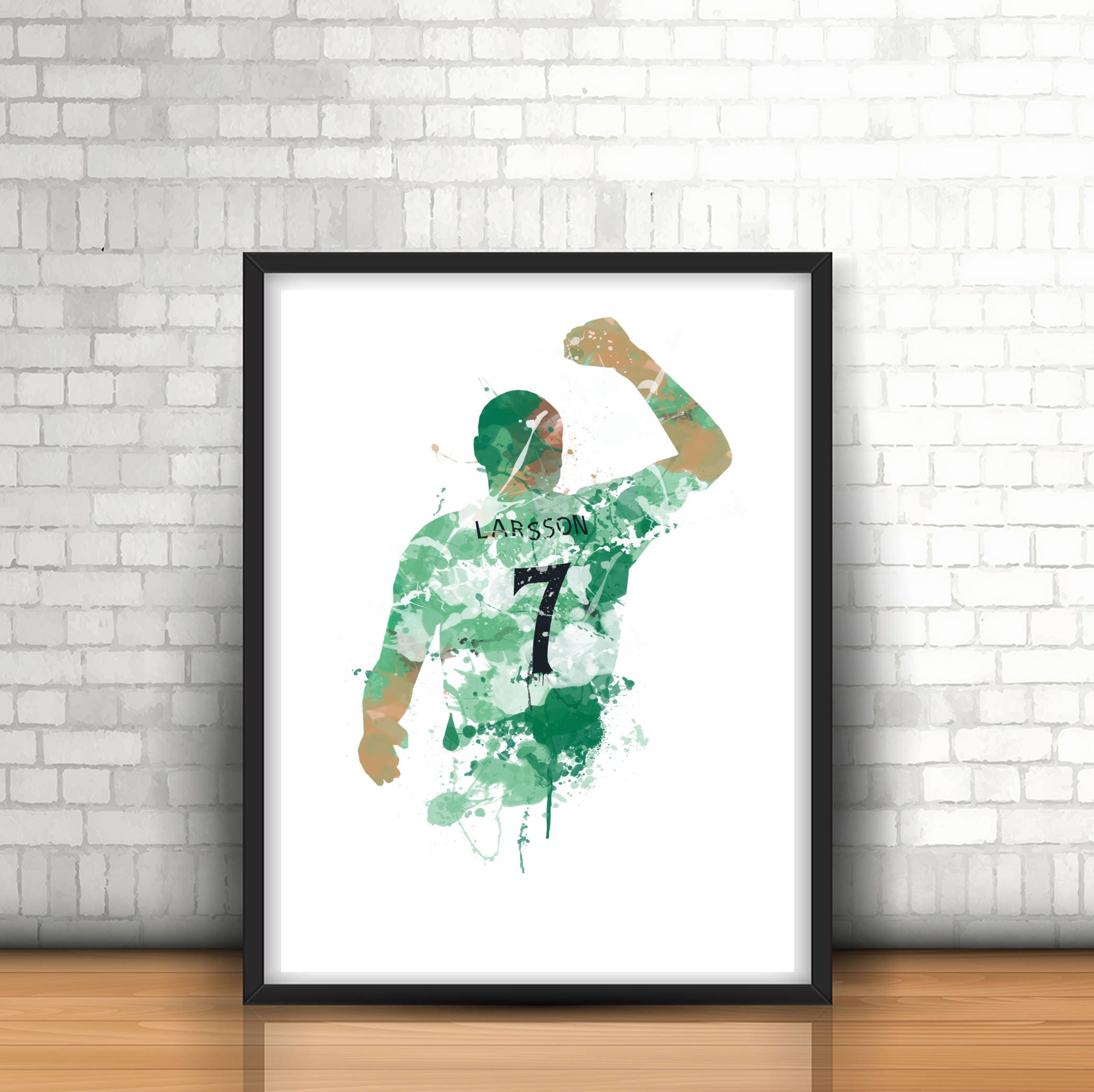 Celtic FC Henrik Larsson - Lenny18 - Digital Art, Sports & Hobbies, Soccer  - ArtPal