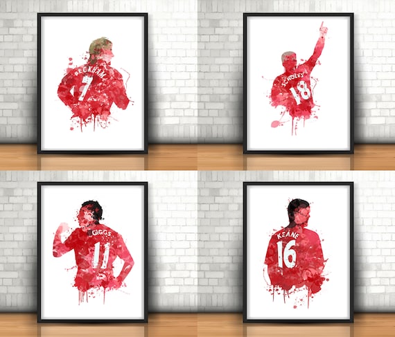 Paul Scholes Manchester United Football club Glossy Photo print A5/ A4 Paul Scholes Manchester United Football club Glossy Photo print A5/ A4
