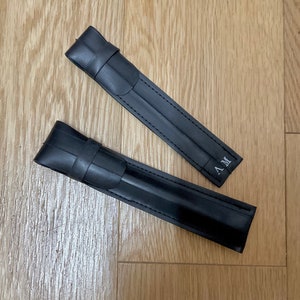 Pen case, fountain pen case, personalised pen case, rubber pen case, pen holder, pen sleeve, vegan pen case