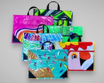 Mochila inflable reciclada: mochila para la vuelta al cole de los niños