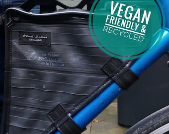 Bike frame bag, Custom bike bag, Vegan bike bag, waterproof bike bag, saddlebag, bicycle storage