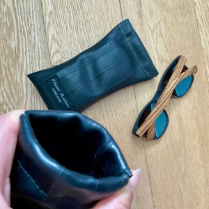 Recycled Rubber Glasses Case: Waterproof Vegan Sunglasses Protector