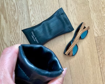 Recycled Rubber Glasses Case: Waterproof Vegan Sunglasses Protector
