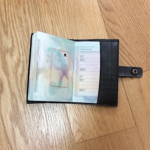 Recycled Rubber Passport Cover: Vegan Travel Wallet