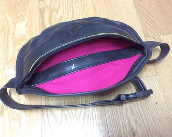 Rubber belt bag, bum bag, hip bag, vegan belt bag