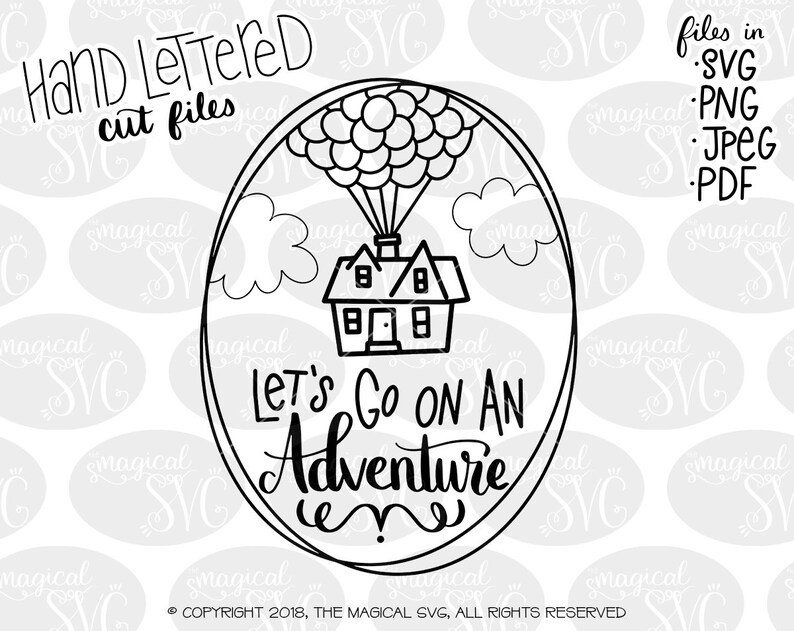 Download Carl & Ellie SVG Hand Lettered SVG Cut Files Disney SVG Up ...
