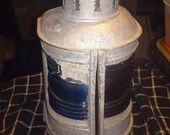 Vintage Brass Metal Perkins Perko Marine Lantern Port and Starboard