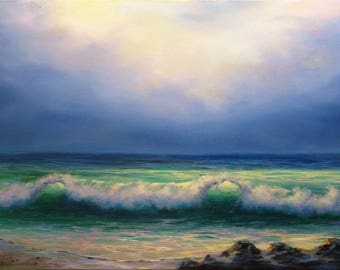 seascape painting etsy