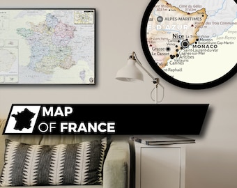 Carte de la France