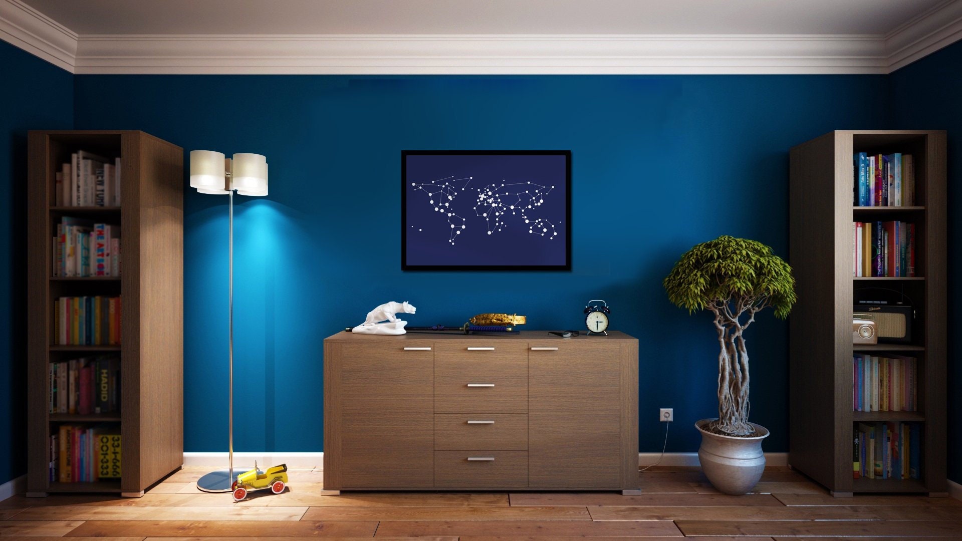 Carte Artistique Les Étoiles Du Monde