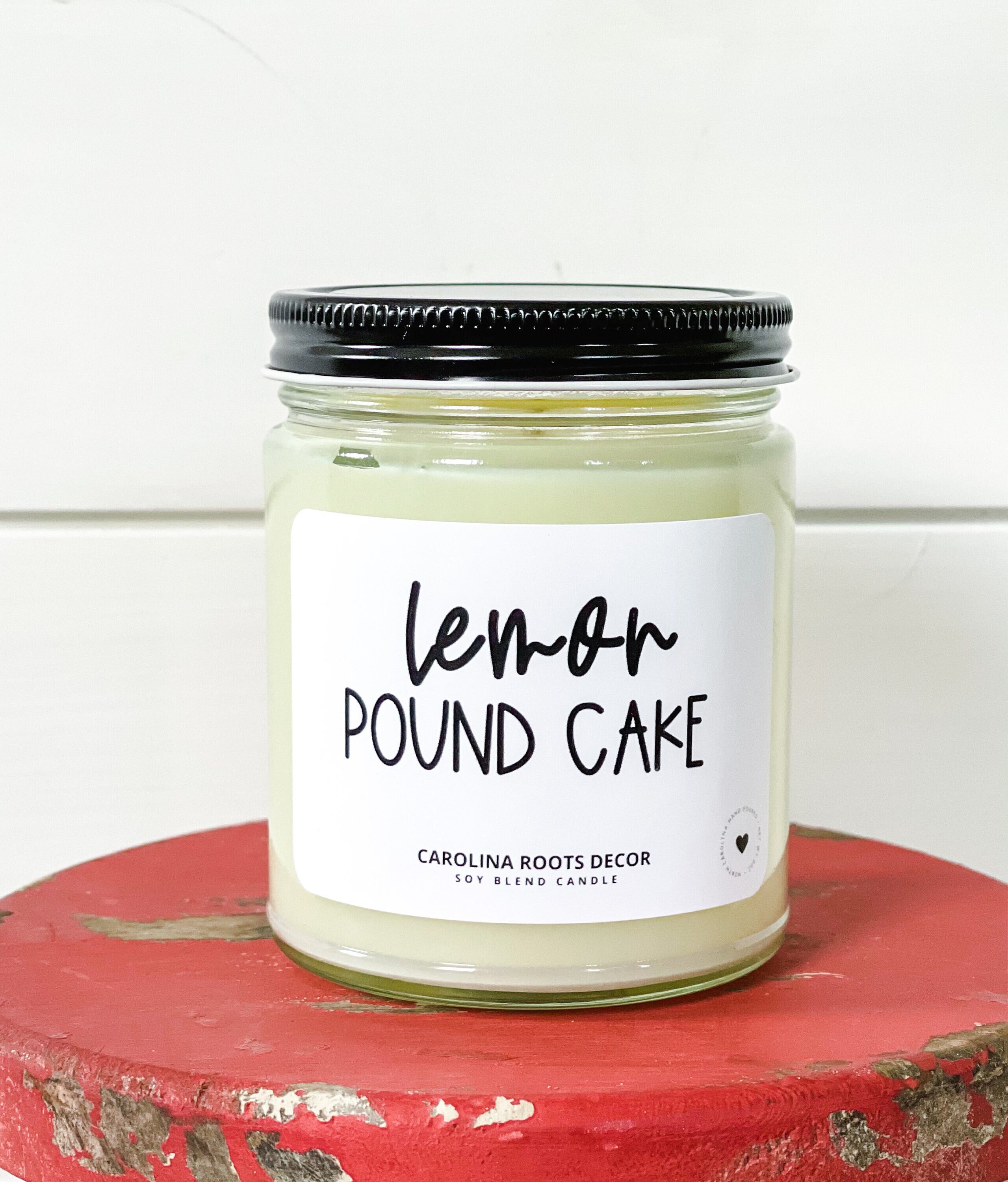 Lemon Pound Cake Candle Lemon Scented Candle Lemon Pound Etsy
