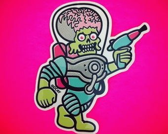 Mars Invader - STICKER