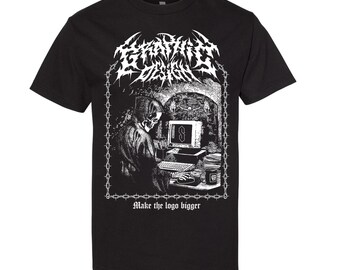 Death by Graphic Design Black T-shirt