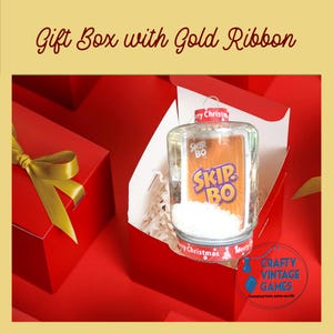 Upcycled Card Game Ornament, Customized Skip Boo Ornament, Vintage Game ...