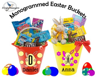 Personalized Easter Sand Pail & Shovel, Easter Bucket, Kids Bucket, Pail and Shovel, Bucket and Shovel, Easter Gifts, custom egg hunt bucket