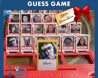 Personalized Guess Who Game, Custom Family Reunion, Use Your Photos