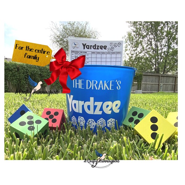 Yardzee Bucket Etsy