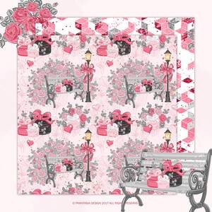 Valentines Day Digital Paper Pack, Valentines Digital Paper, First Date ...