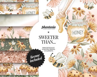 Luxury Watercolor Clipart By PhantasiaDesign