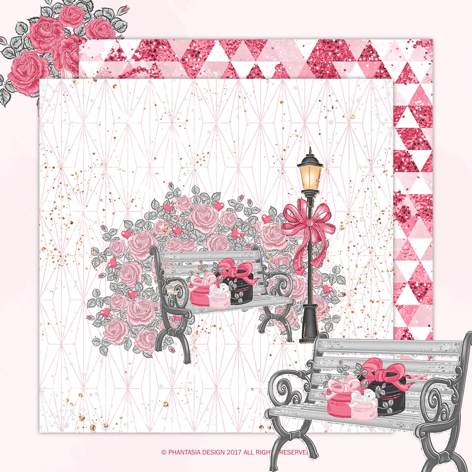 Valentines Day Digital Paper Pack Valentines Digital Paper - Etsy